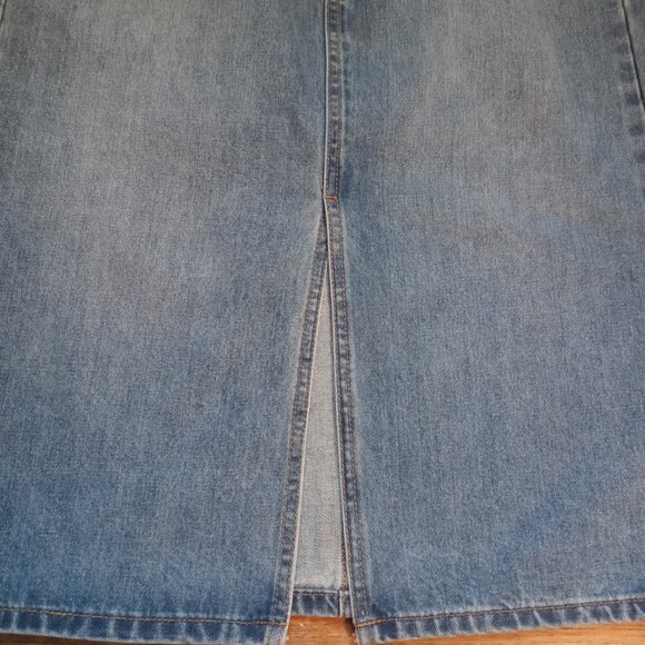 VELVET HEART gina high rise denim skirt with front slit (sz28) - Picture 6 of 13